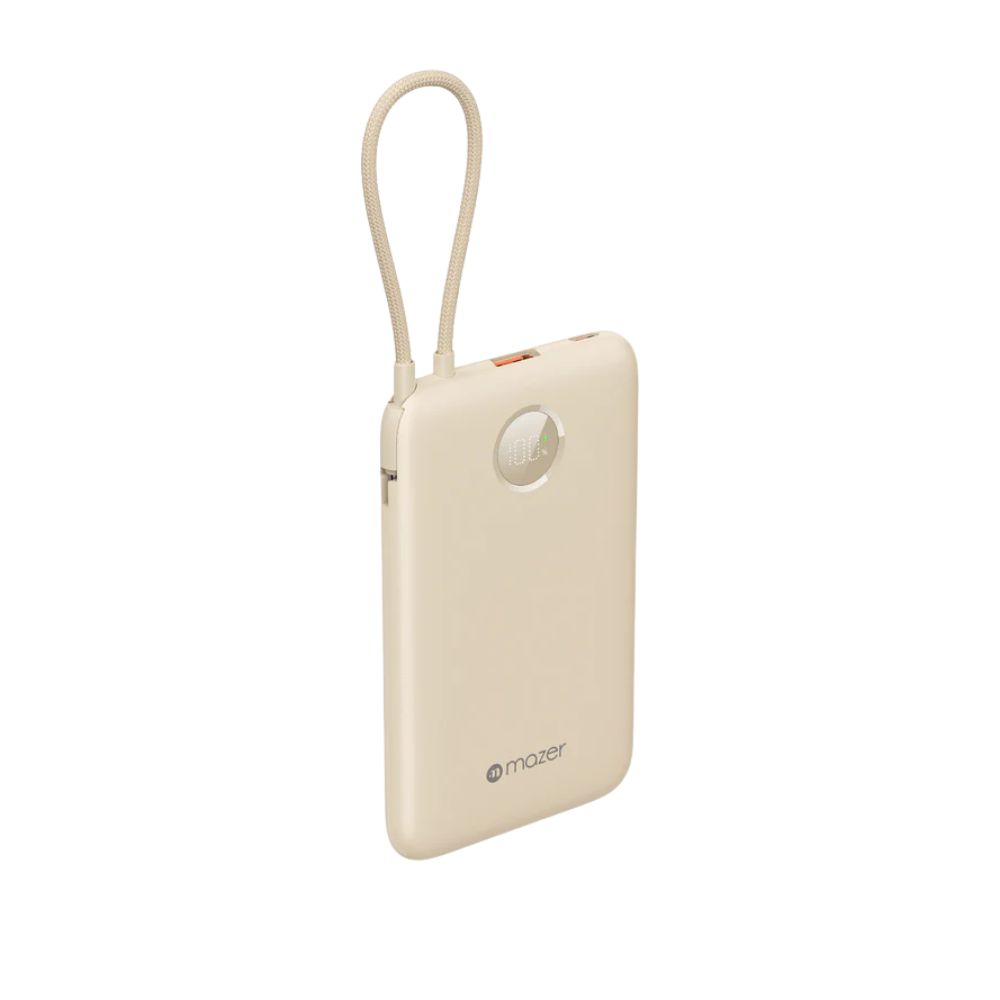 Mazer PowerCharge Link 10V2 Power Bank with Built-in Cable