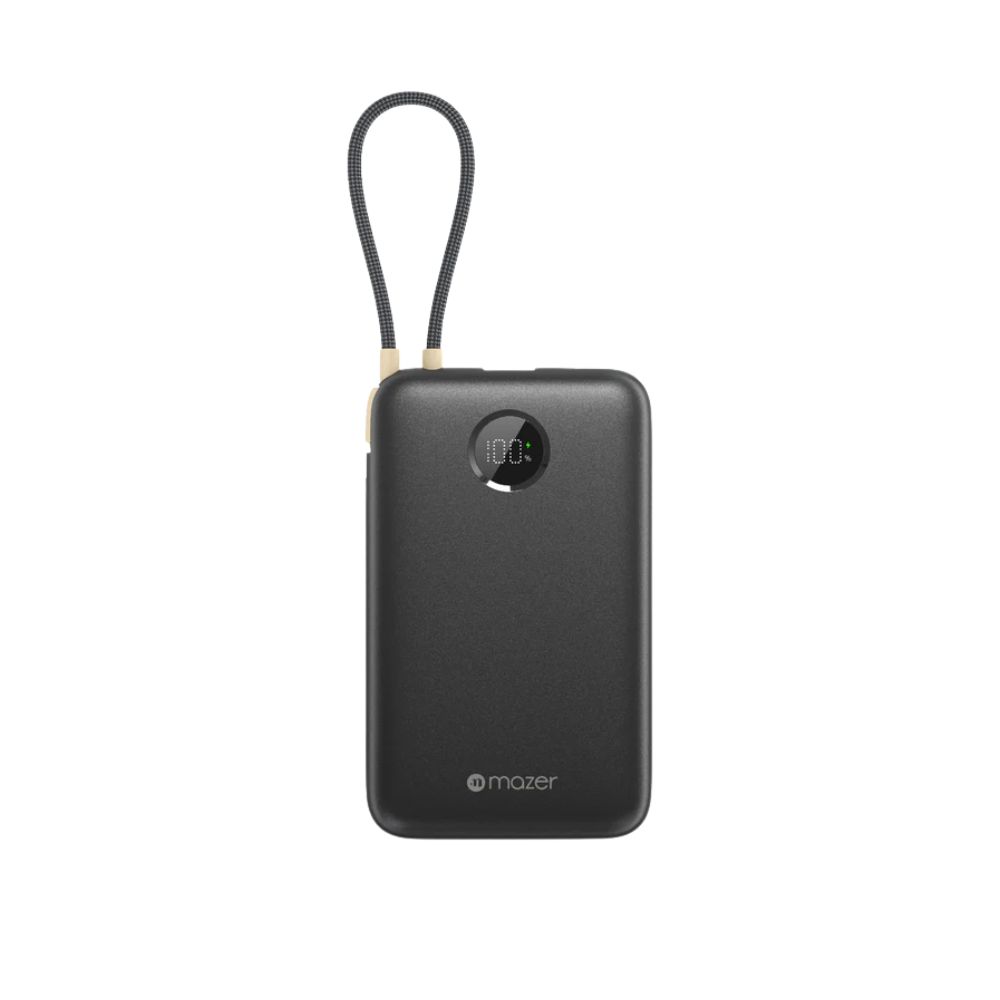 Mazer PowerCharge Link 10V2 Power Bank with Built-in Cable