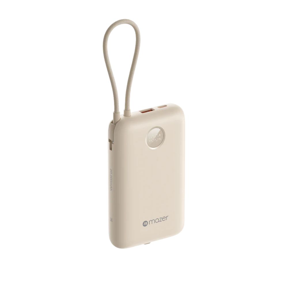 Mazer PowerCharge Link 20V2 Power Bank with Built-in Cable