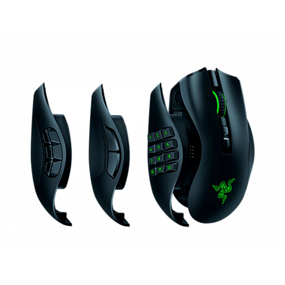 Razer Naga Pro Modular Wireless Mouse with Swappable Side Plates