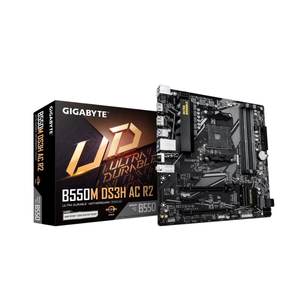 Gigabyte B550M DS3H AC R2 mATX Motherboard