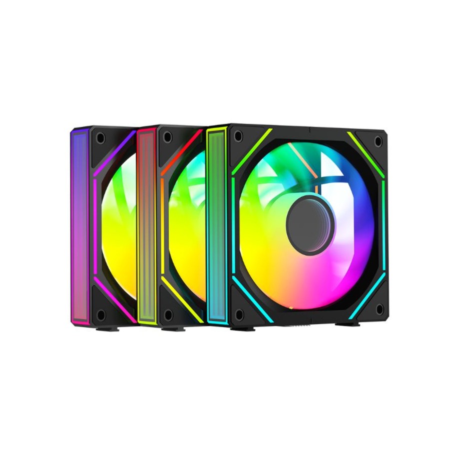 Ocypus Gamma F12 UNI ARGB Reverse Blade Fan Case (3Packs)