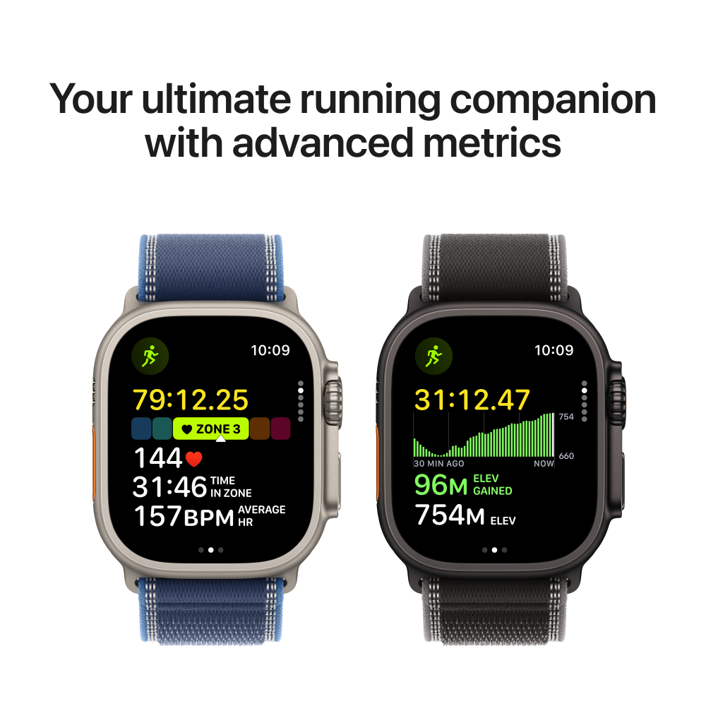 Apple Watch Ultra 3 Titanium Case with Trail Loop (GPS + Cellular)