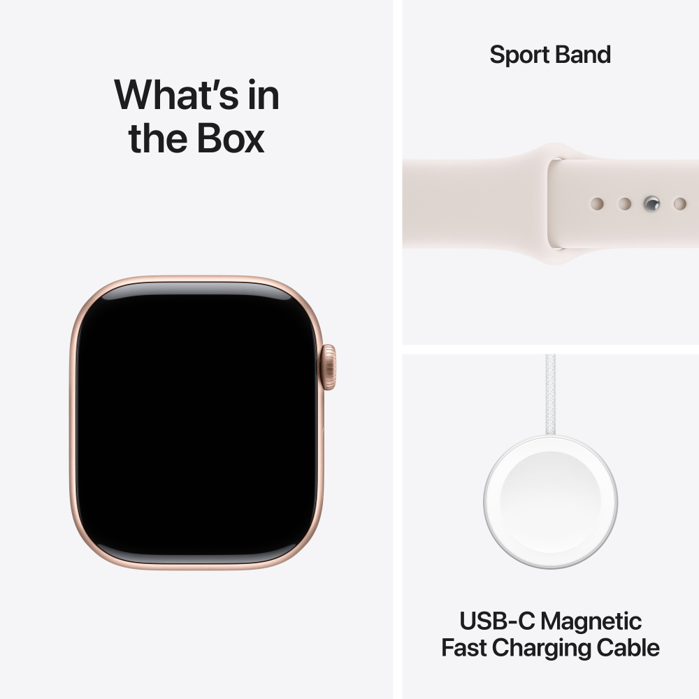 Apple Watch Series 11 Aluminium Case with Sport Band (GPS)