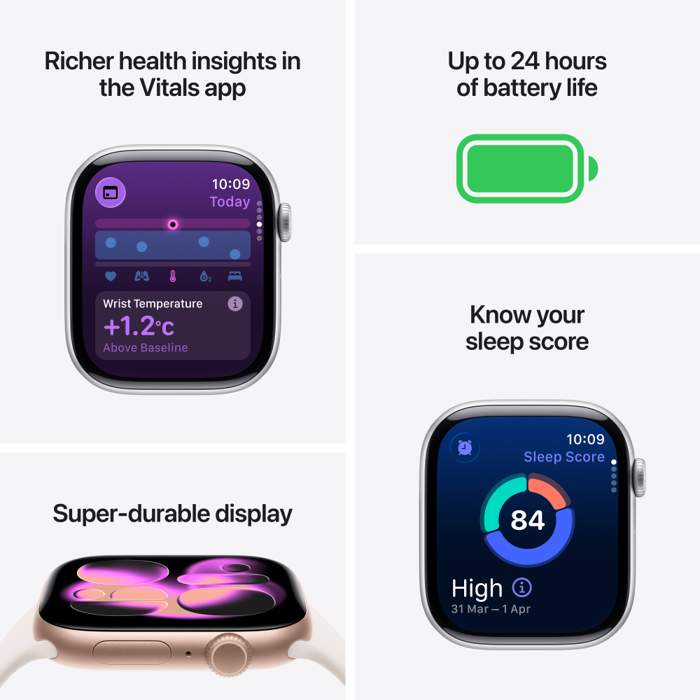 Apple Watch Series 11 Aluminium Case with Sport Band (GPS)