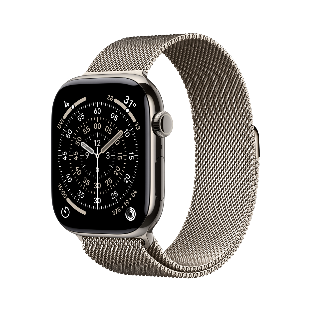 Apple Watch Series 11 Titanium Case with Milanese Loop (GPS + Celullar)