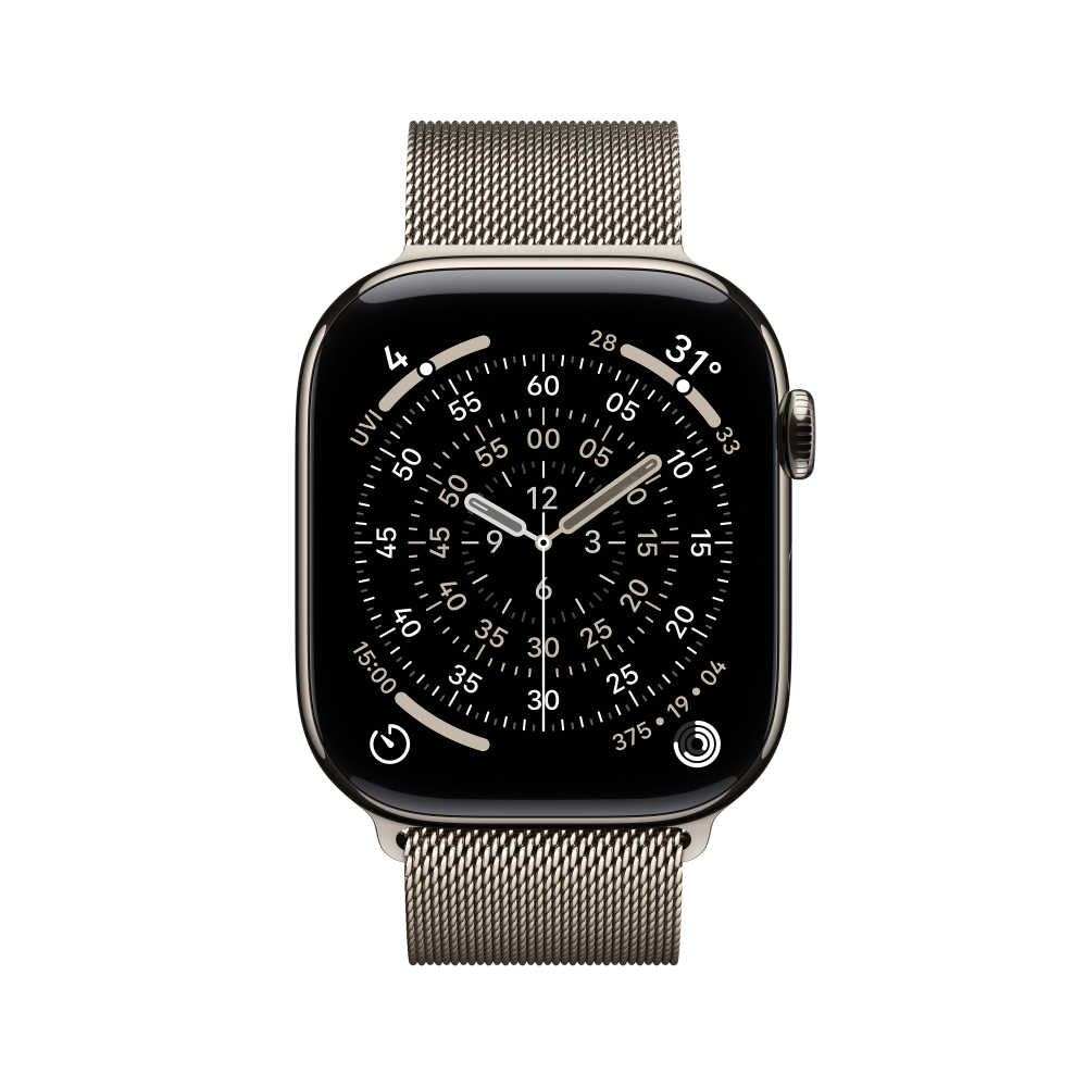 Apple Watch Series 11 Titanium Case with Milanese Loop (GPS + Celullar)
