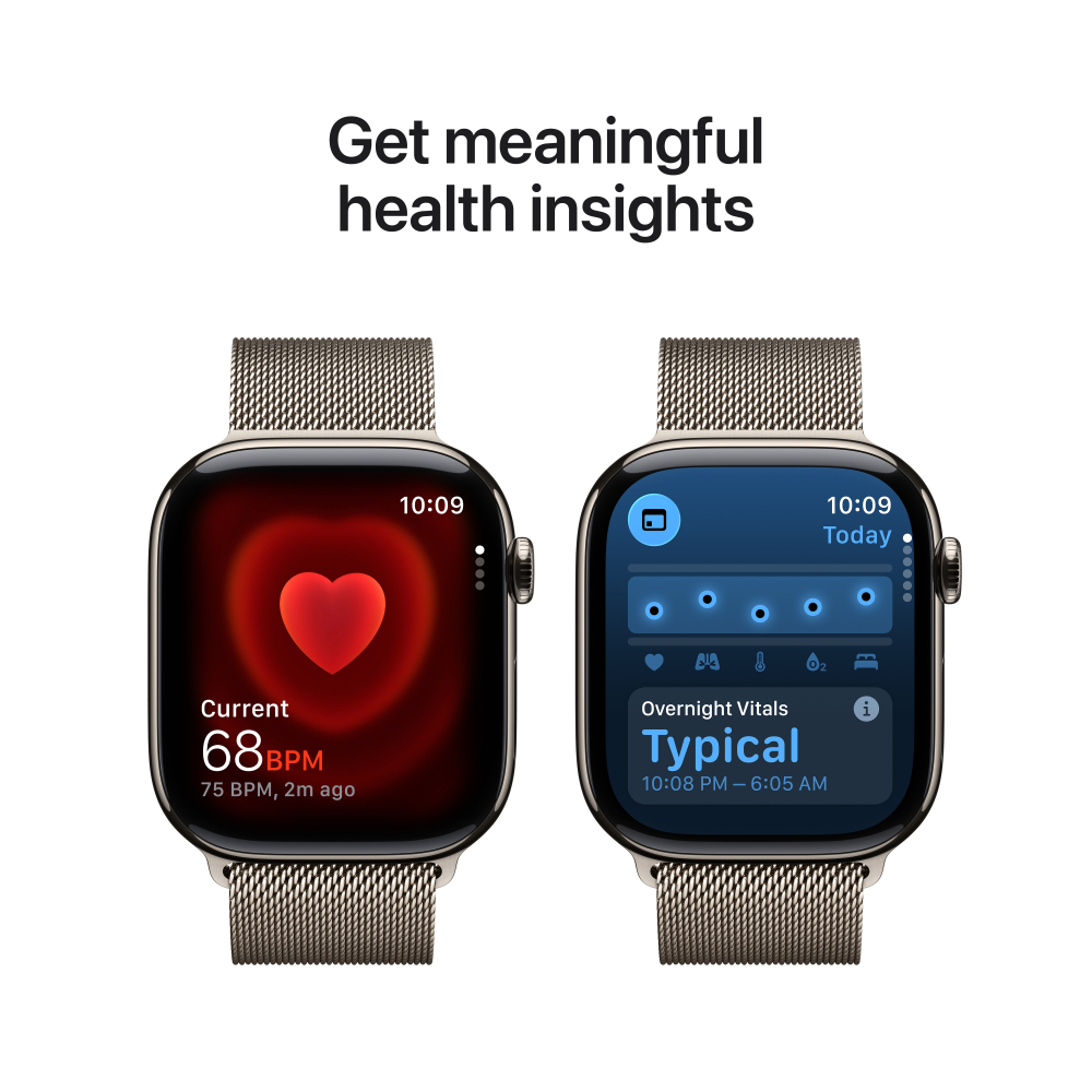 Apple Watch Series 11 Titanium Case with Milanese Loop (GPS + Celullar)
