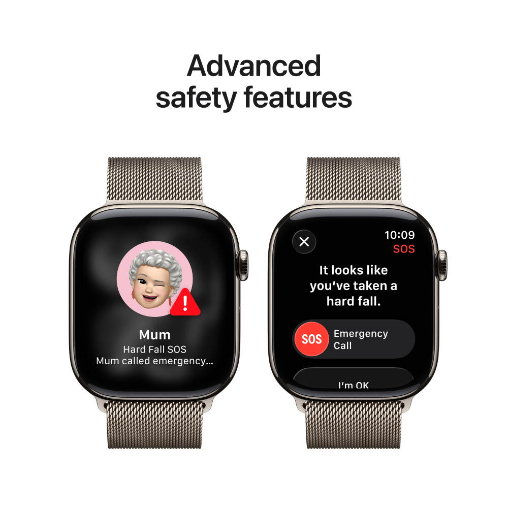 Apple Watch Series 11 Titanium Case with Milanese Loop (GPS + Celullar)