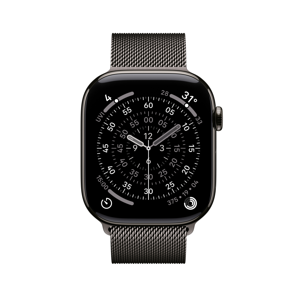 Apple Watch Series 11 Titanium Case with Milanese Loop (GPS + Celullar)