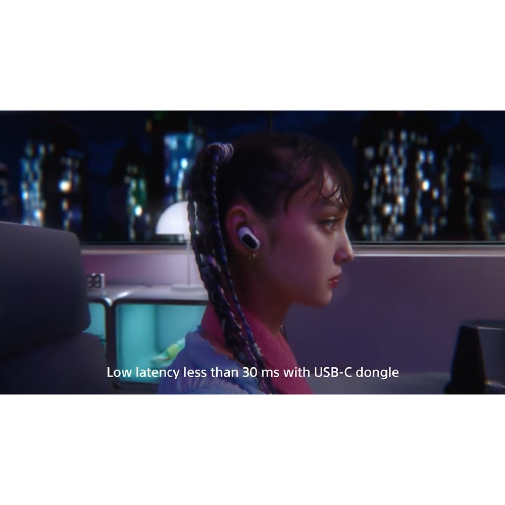 (Refurbished Unit) Sony INZONE Buds Bluetooth Wireless Noise Cancelling Gaming Earbuds, TWS Headphones | WF-G700N - White