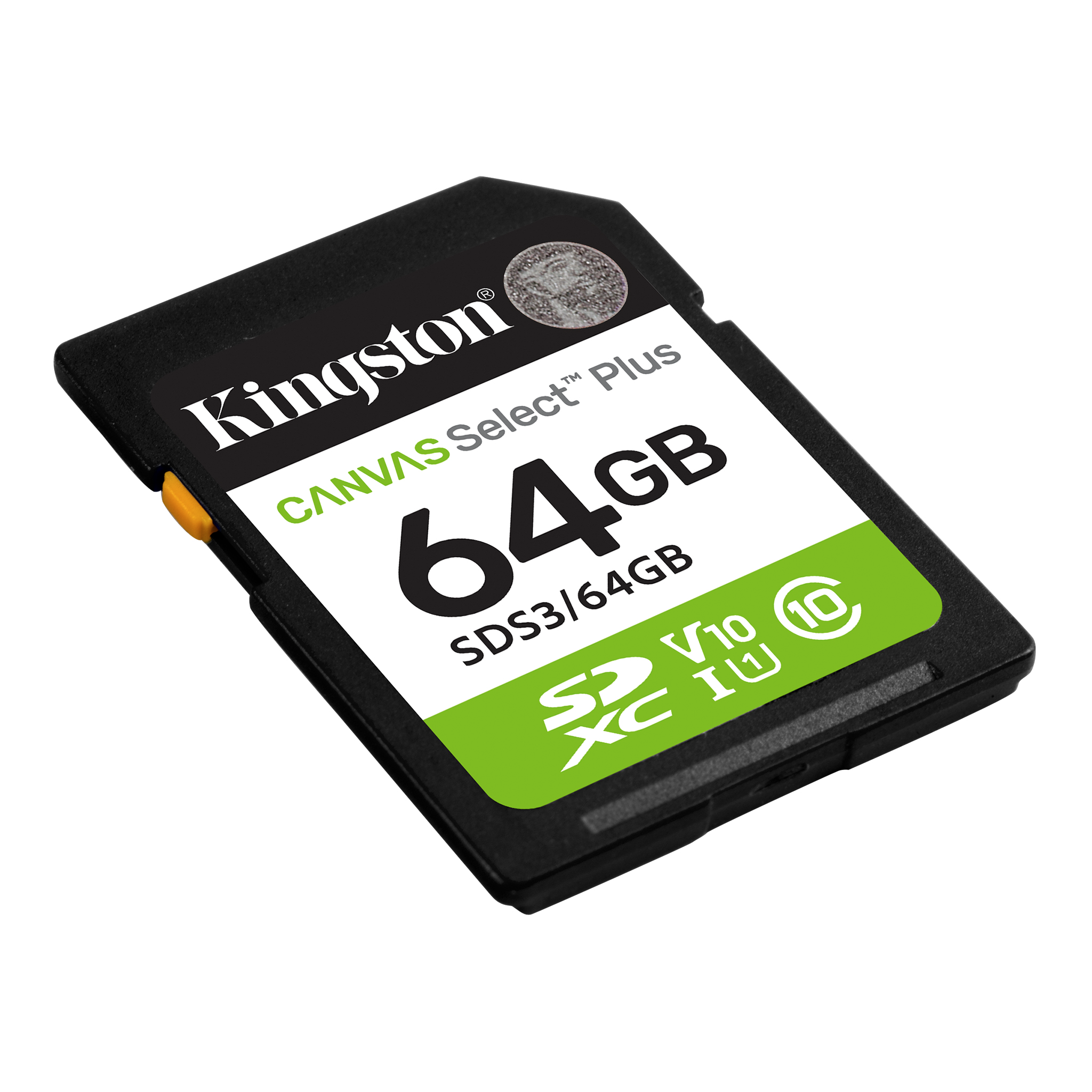 KINGSTON SD Card Secure Digital Canvas Select Plus Gen3 Memory Card