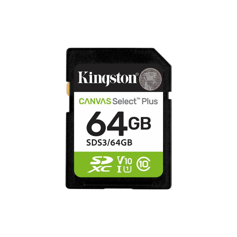 KINGSTON SD Card Secure Digital Canvas Select Plus Gen3 Memory Card
