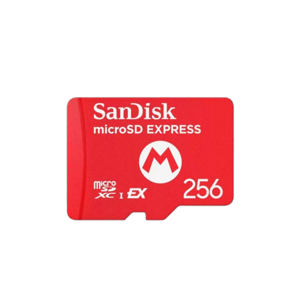 SanDisk MicroSD EXpress Nintendo Switch 2 Mario EX-I Memory Card