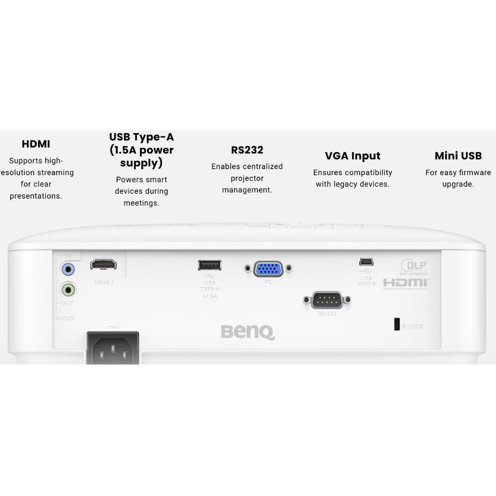BenQ MX560C DLP Projector | 4000 Ansi Lumens