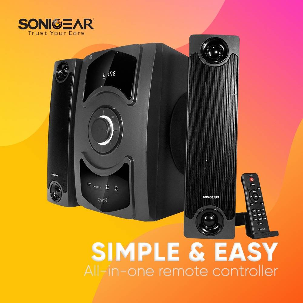 (2021) SonicGear EVO 9 BTMI 2.1 Bluetooth Speaker