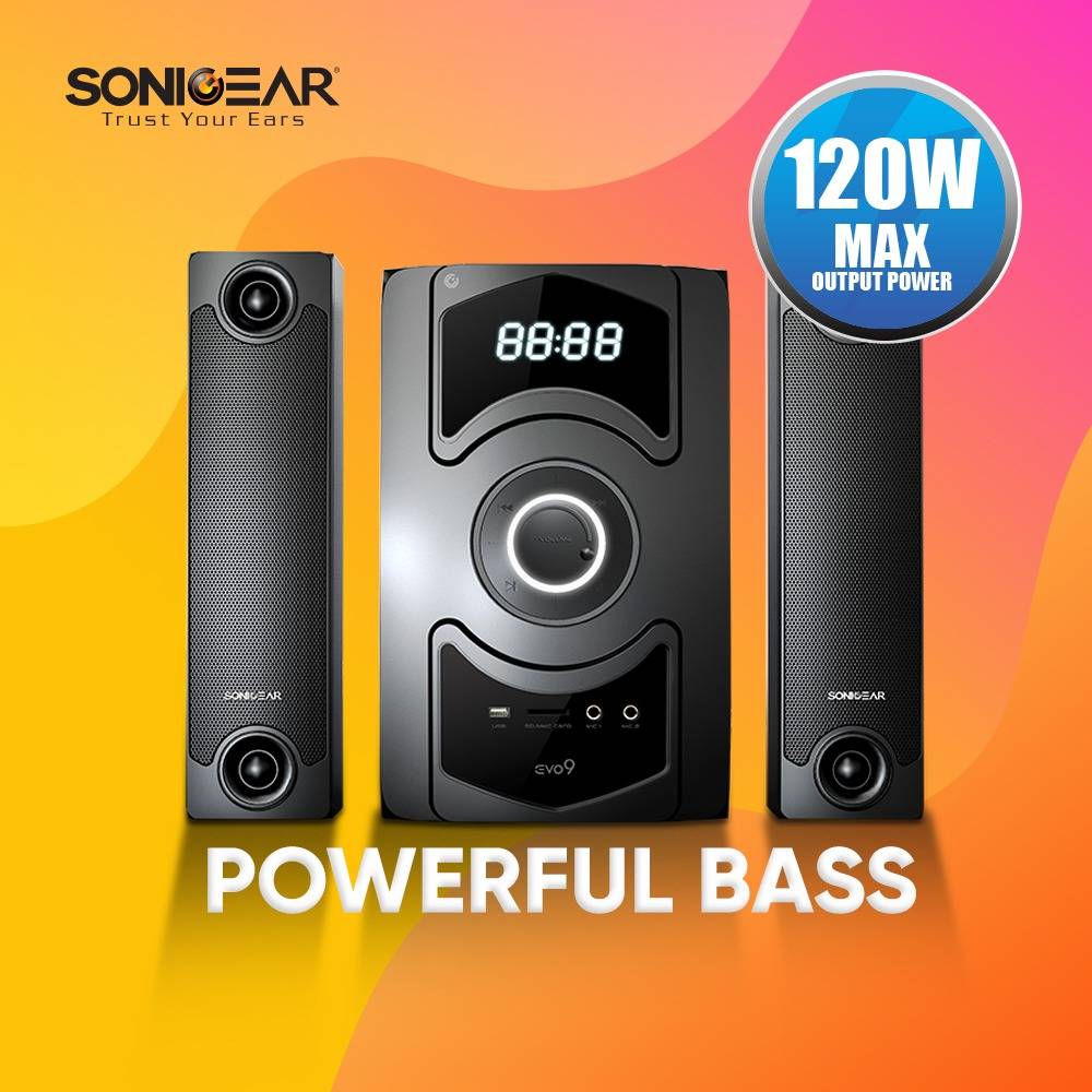(2021) SonicGear EVO 9 BTMI 2.1 Bluetooth Speaker