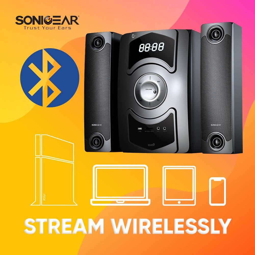 (2021) SonicGear EVO 9 BTMI 2.1 Bluetooth Speaker
