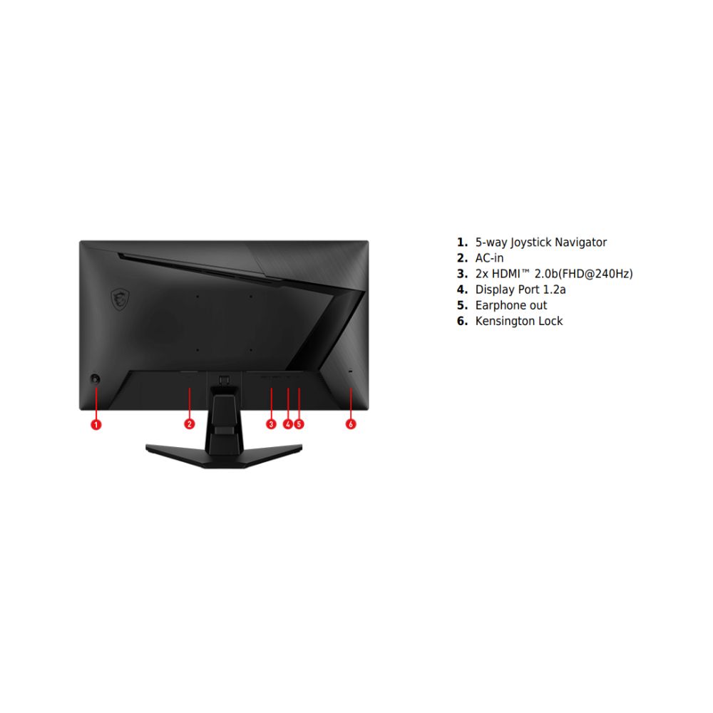 MSI MAG 255XF 24.5" Gaming Monitor | 1920 x 1080