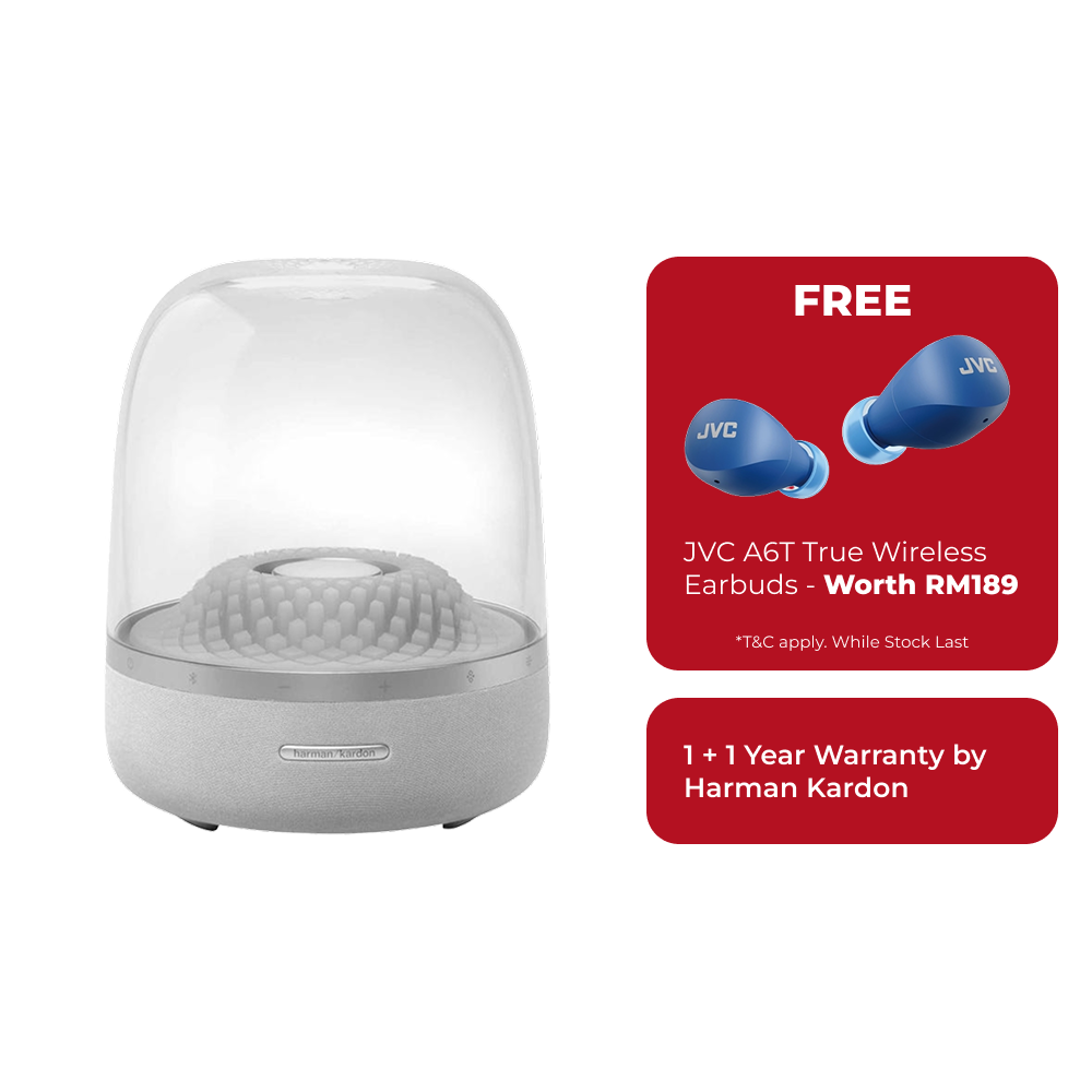 (Online Exclusive) Harman Kardon Aura Studio 4 Free JVC A6T True Wireless Earbuds