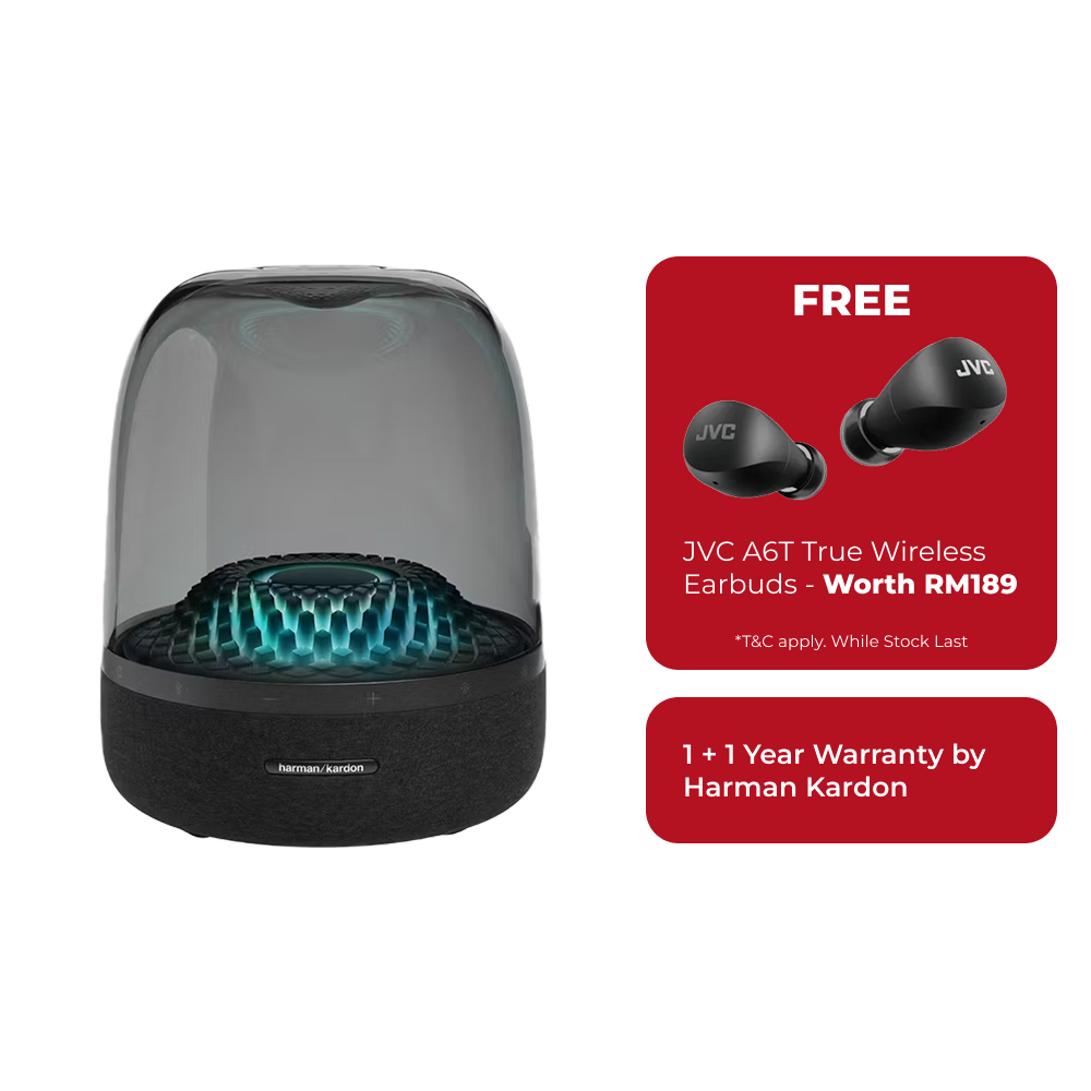 (Online Exclusive) Harman Kardon Aura Studio 4 Free JVC A6T True Wireless Earbuds