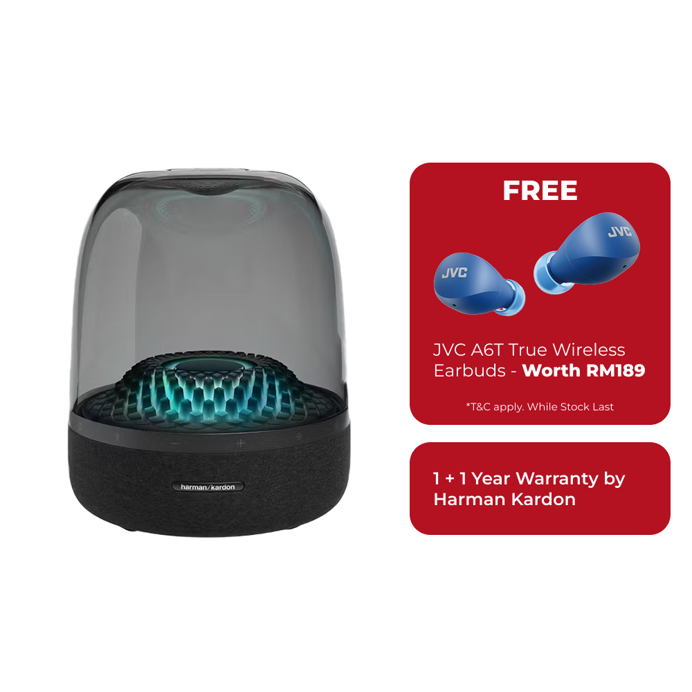 (Online Exclusive) Harman Kardon Aura Studio 4 Free JVC A6T True Wireless Earbuds