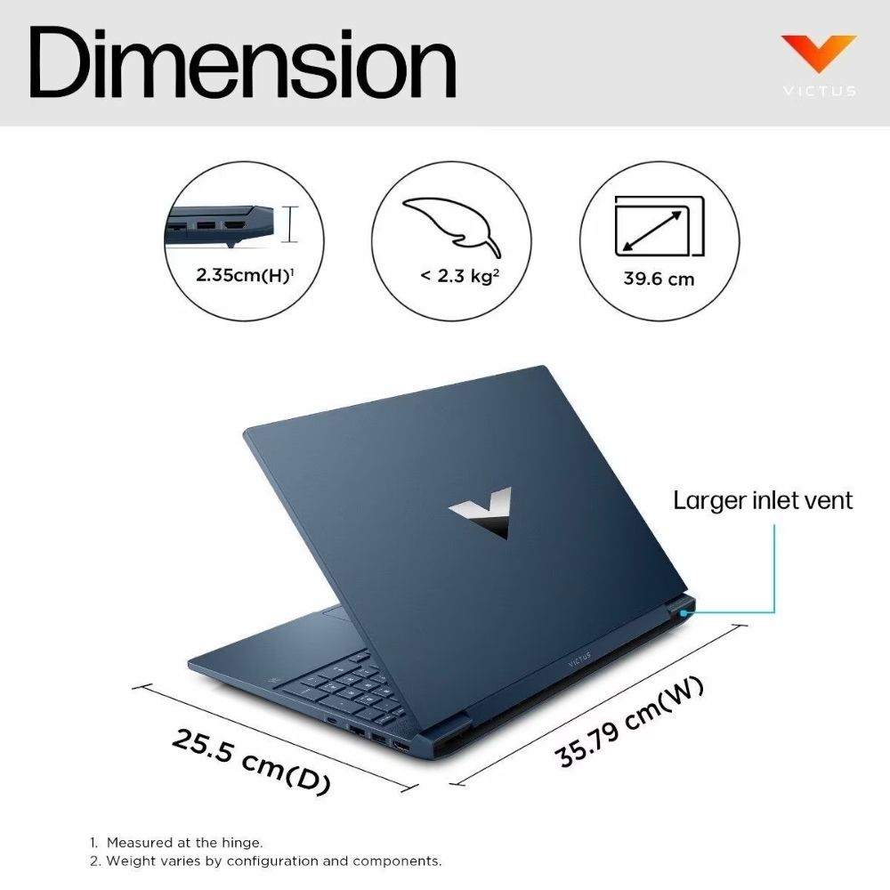 HP Victus 15-fb3080AX Gaming Laptop | AMD Ryzen 7 7445HS