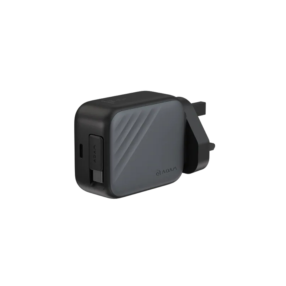 ADAM elements L65 GaN 65W Wall Charger with Built-In USB-C Cable