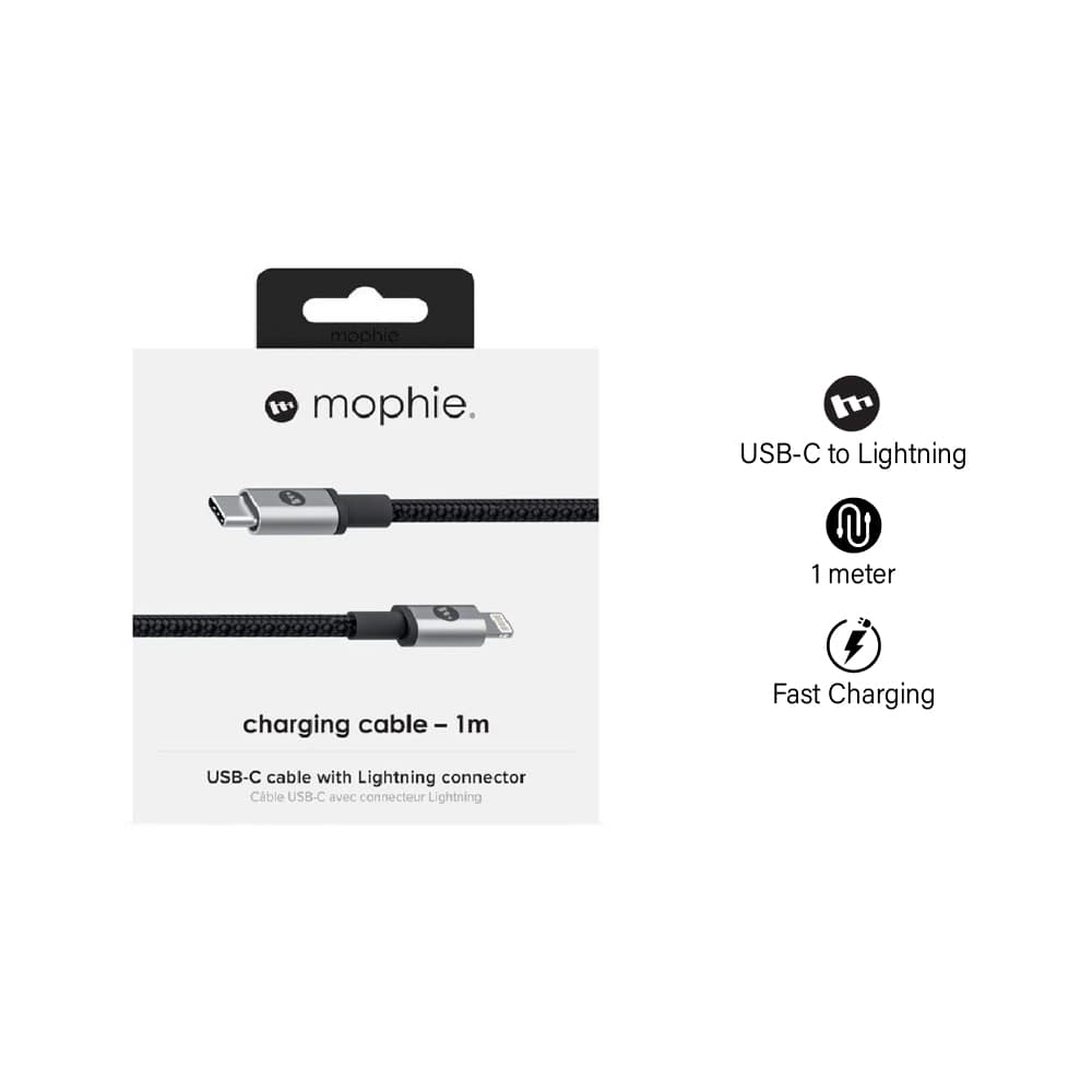 Mophie USB-C to Lightning Fast Charge Cable - 1meter