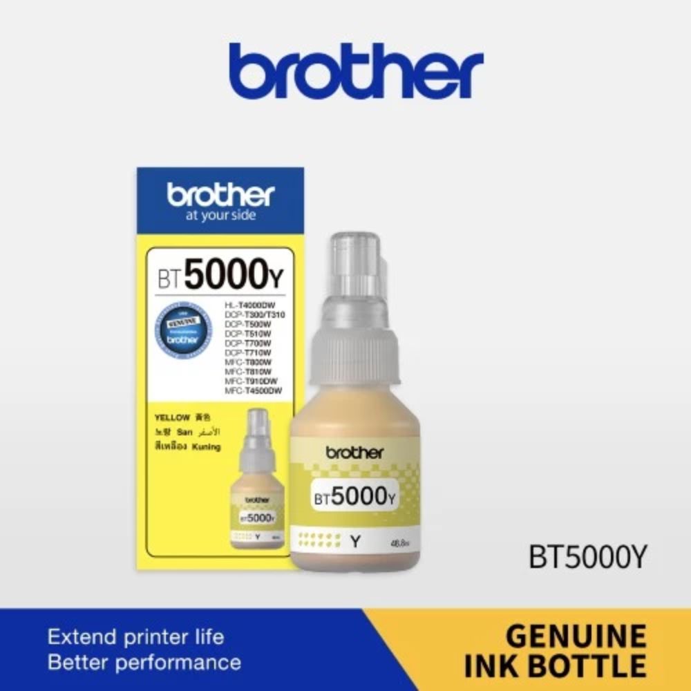 Brother BT5000C/BT5000M/BT5000Y Cyan/Magenta/Yellow Ink | Compatible to CP-T220 / DCP-T420W / DCP-T520W / DCP-T720DW / MFC-T920DW