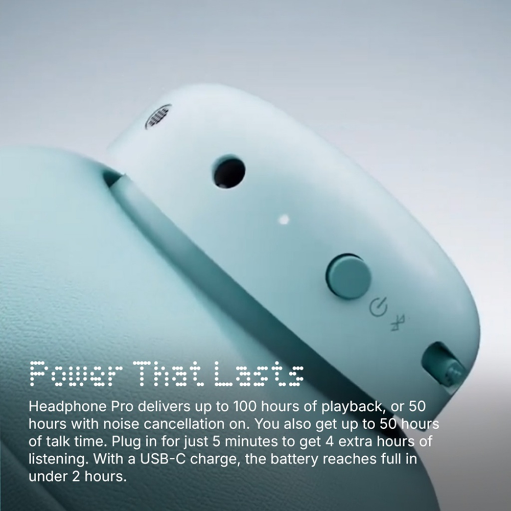 CMF Headphone Pro | Expressive design interchangeable cushions | On-device Controls | Hybrid ANC | 100 hrs