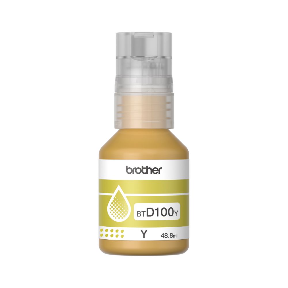 Brother BTD100BK/BROBTD100C/BROBTD100M/BROBTD100Y Black/Cyan/Magenta/Yellow Ink | Compatible to CP-T220 / DCP-T430W / DCP-T530DW / DCP-T730DW / MFC-T930DW