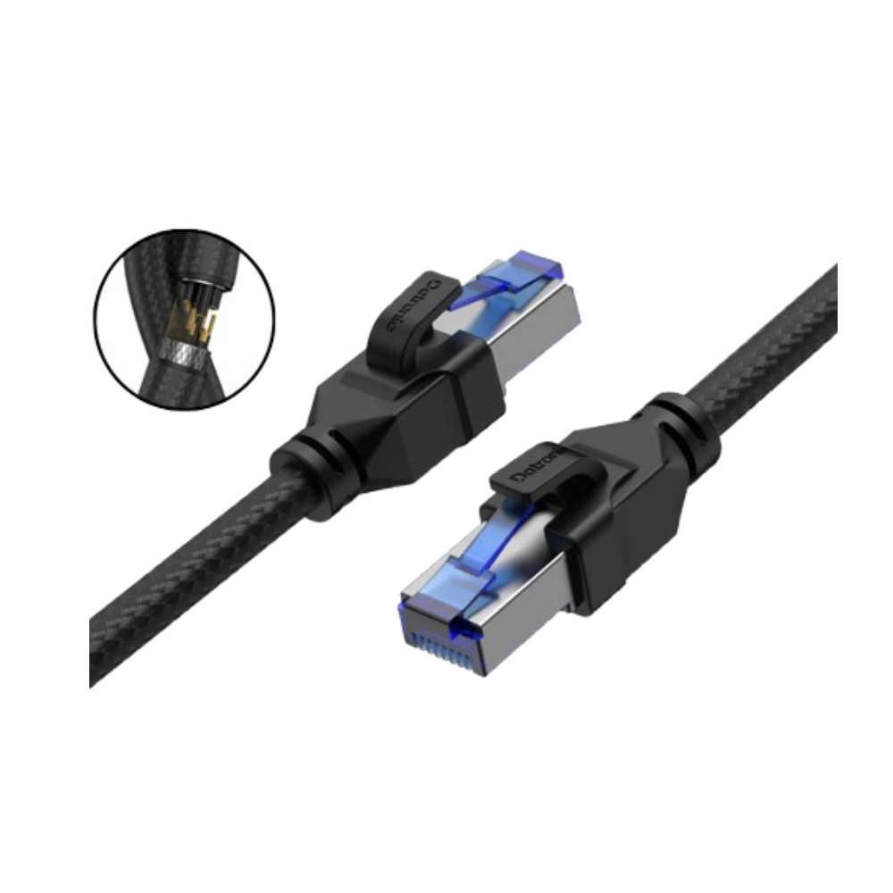 Datronic FabricBraided CAT8 F/FTP 40GBPS Network Lan Cable