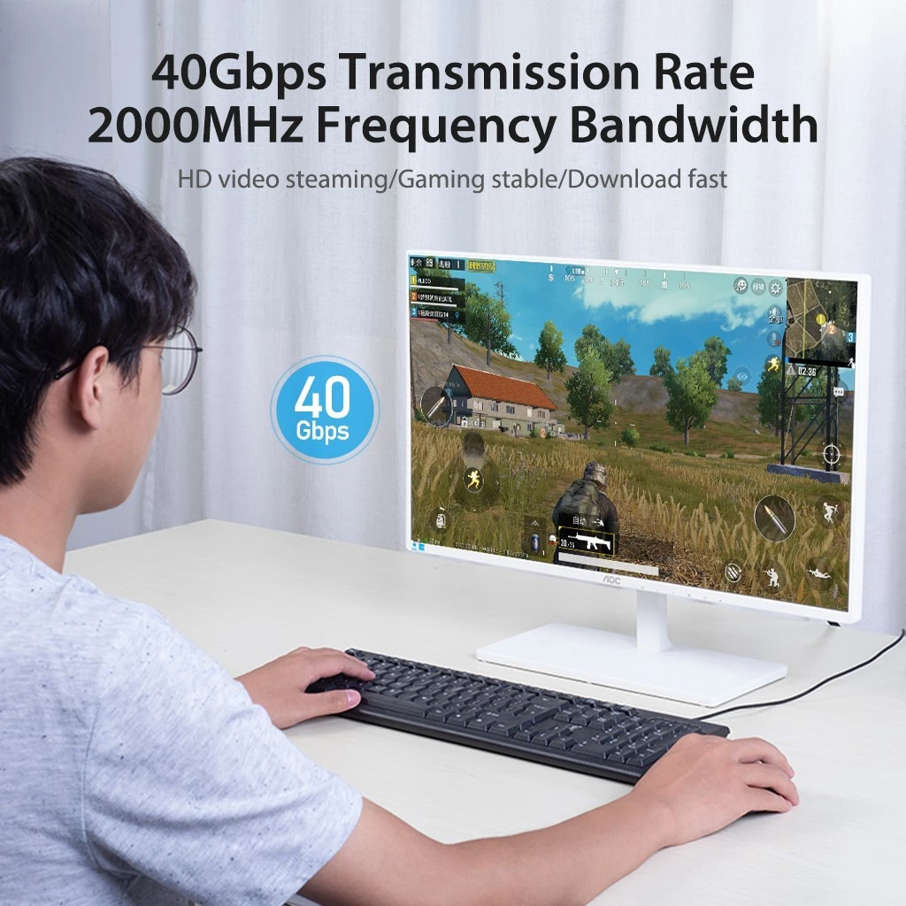 Datronic FabricBraided CAT8 F/FTP 40GBPS Network Lan Cable