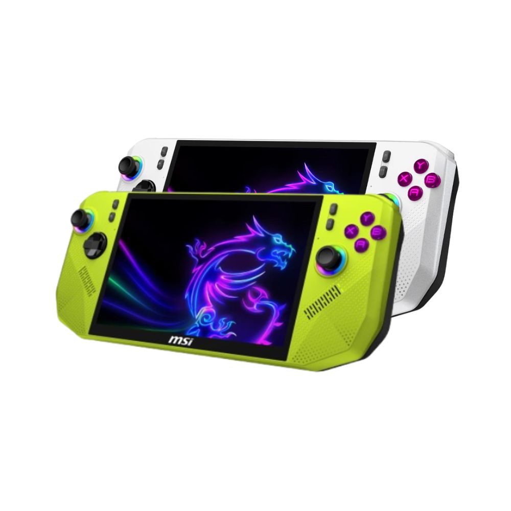 MSI Claw A8 BZ2EM-027/028MY Polar Tempest/Neon Green Edition Gaming Console | AMD Ryzen Z2 Extreme