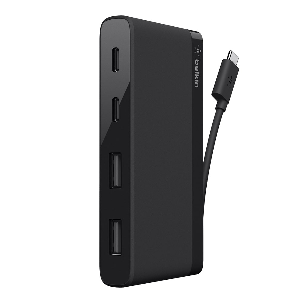 Belkin USB-C 4 Port Mini Hub (F4U090btBLK)