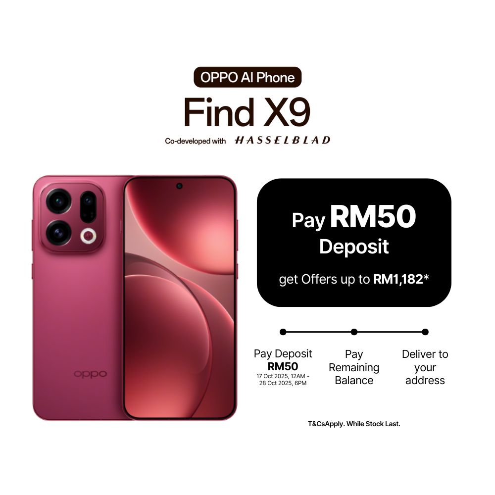 [ RM50 DEPOSIT ] OPPO Find X9 5G