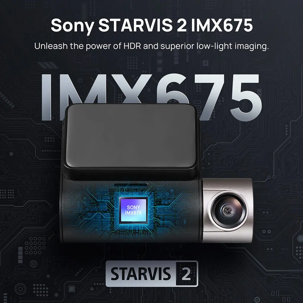 70mai A510 Dash Cam | 2.7K HD Resolution