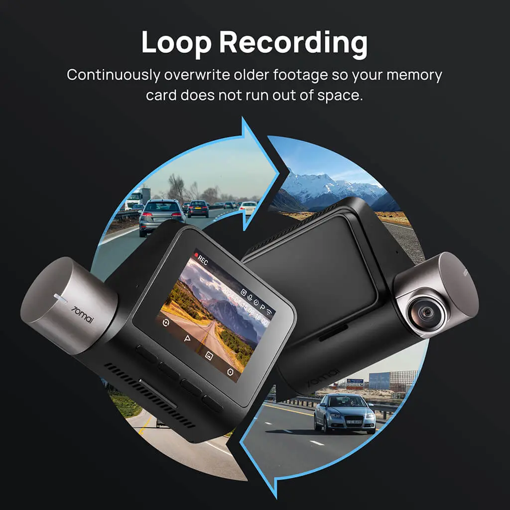 70mai A510 Dash Cam | 2.7K HD Resolution