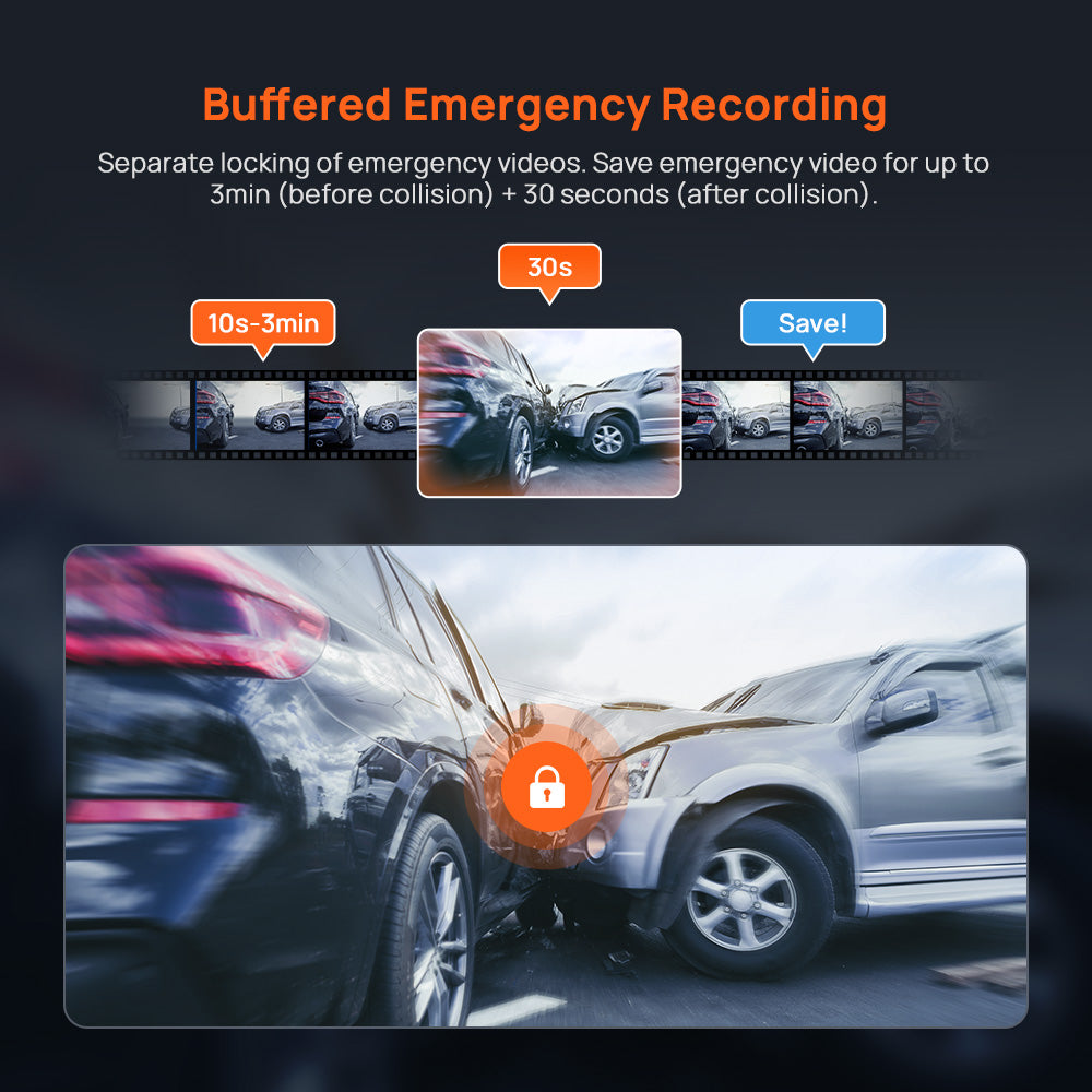 70mai A800SE 4K Dashcam 4G