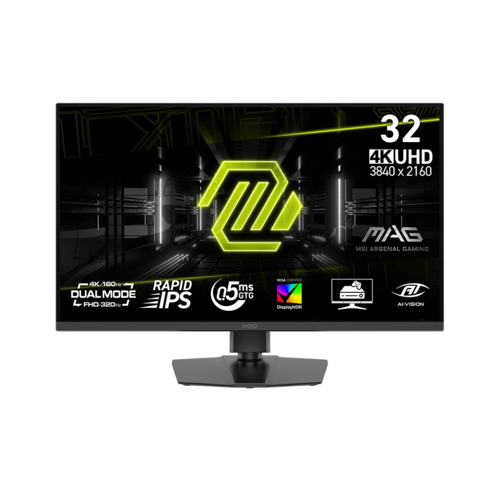 MSI MAG322URDF E16 UHD Dual Mode 31.5”/27”/24.5” Gaming Monitor | 3840 x 2160/1920 x 1080