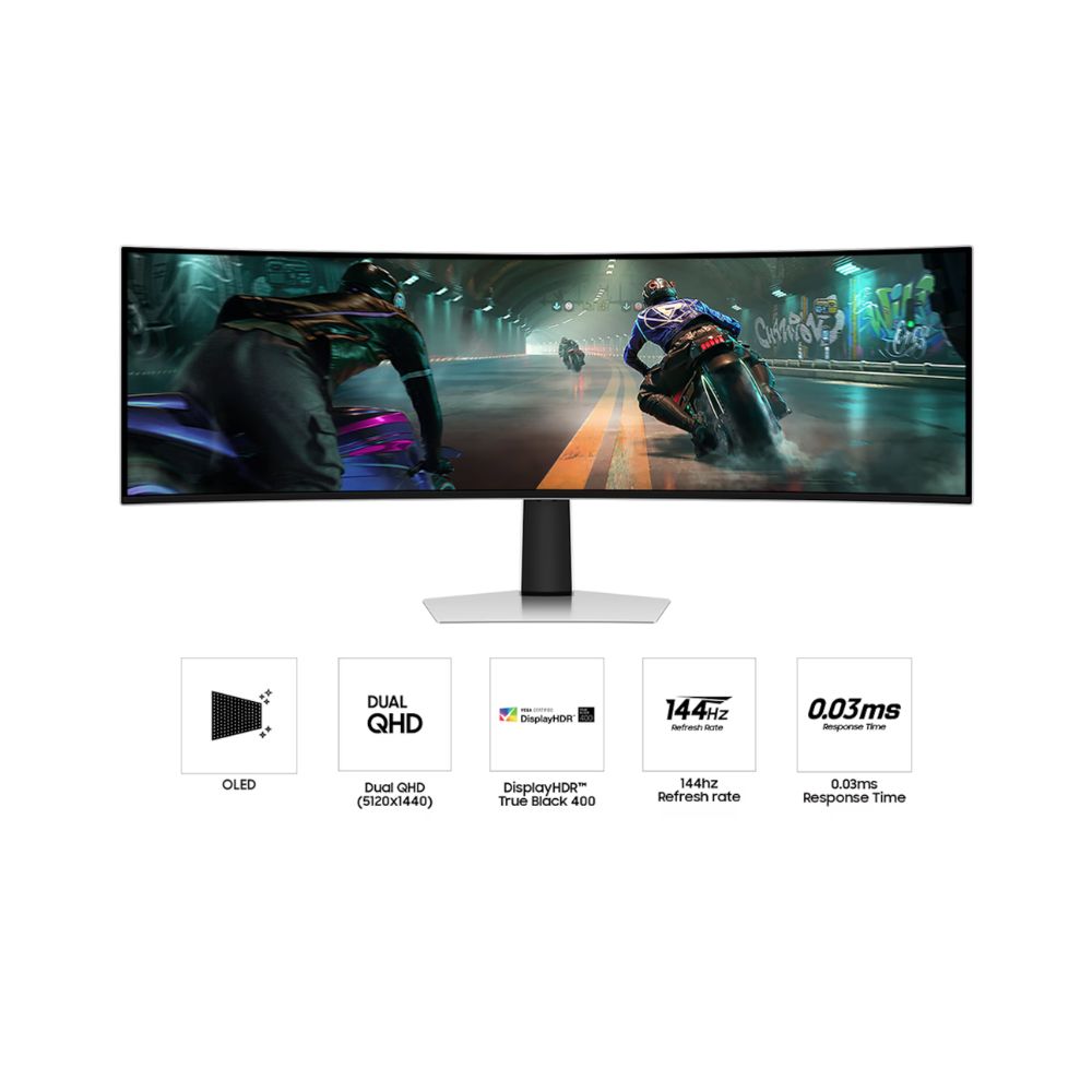 Samsung LS49DG910SEXXS Odyssey Curved DQHD LED 49” Gaming Monitor | 5120 x 1440