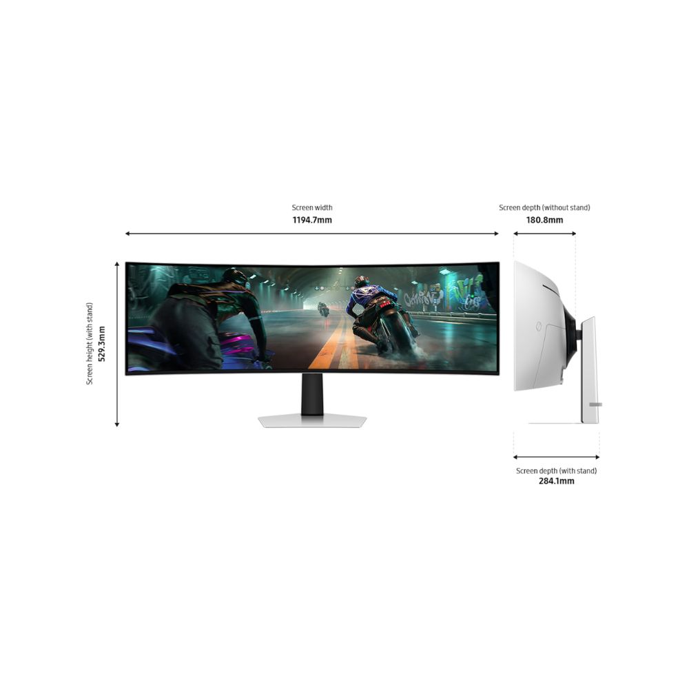 Samsung LS49DG910SEXXS Odyssey Curved DQHD LED 49” Gaming Monitor | 5120 x 1440