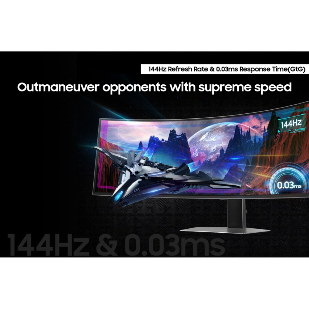 Samsung LS49DG910SEXXS Odyssey Curved DQHD LED 49” Gaming Monitor | 5120 x 1440
