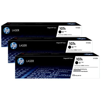 HP 107A Black Original LaserJet Toner Cartridge/1,000 Page Yield/107a,107w
