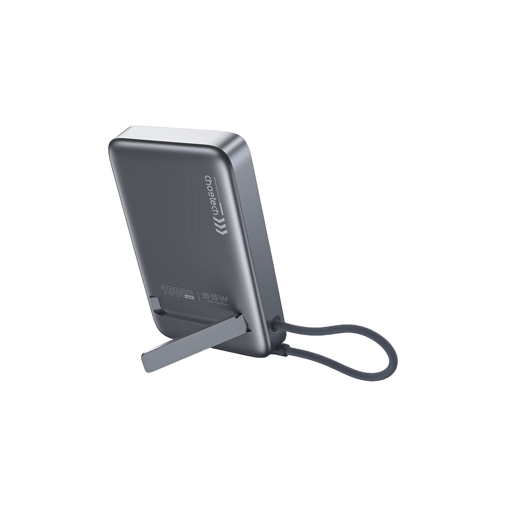 Choetech B758 Magnetic Wireless Power Bank with Built-in Cable