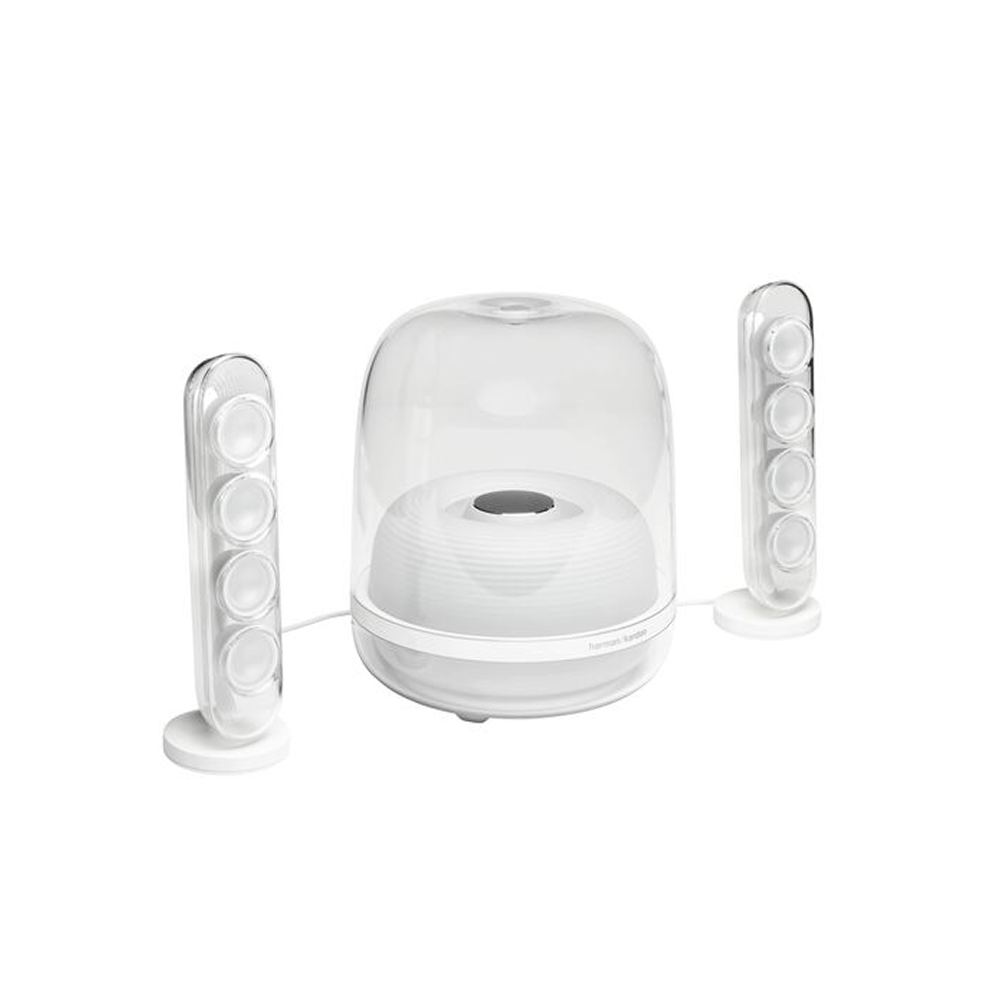 [Open Seal] Harman Kardon SoundSticks 4 Iconic Wireless Bluetooth Speaker - White