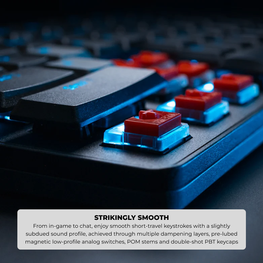 Logitech G G515 RAPID TKL Wired Low Profile Analog Gaming Keyboard