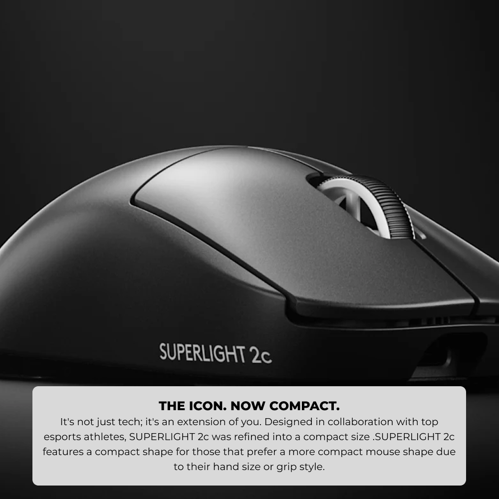 Logitech G PRO X SUPERLIGHT 2C LIGHTSPEED Wireless Gaming Mouse