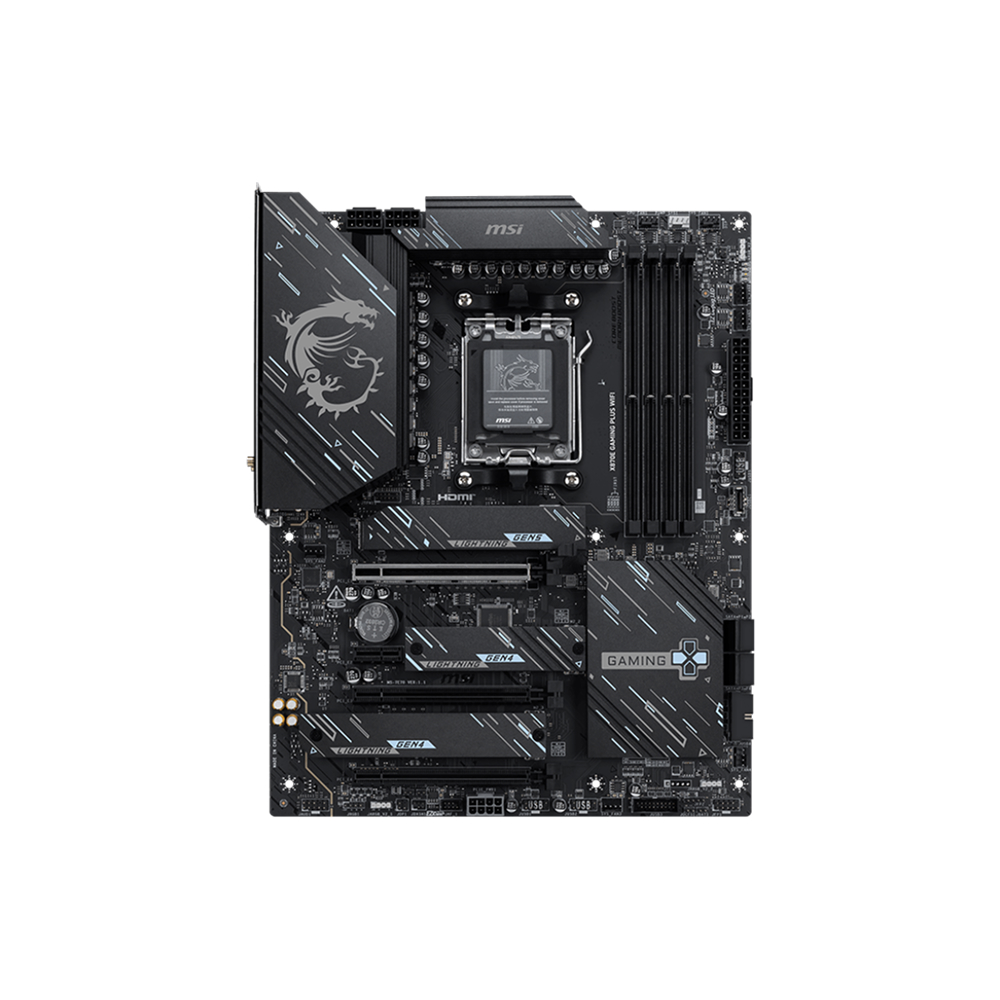 MSI X870E GAMING PLUS WIFI ATX Motherboard